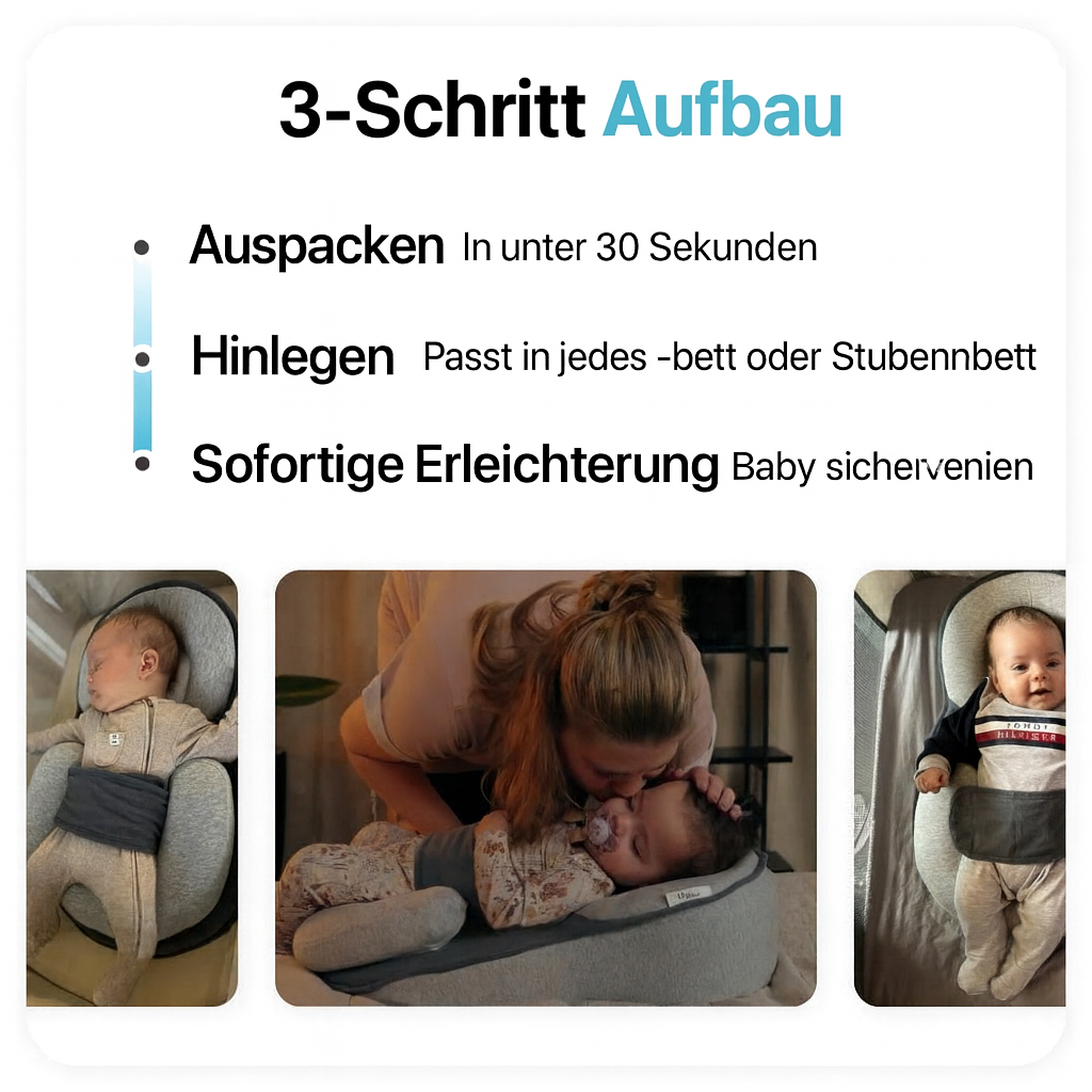 DreamCradle™ – Gegen Sodbrennen, Koliken und für besseren Schlaf