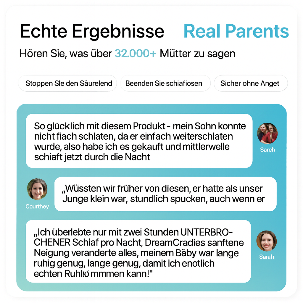 DreamCradle™ – Gegen Sodbrennen, Koliken und für besseren Schlaf