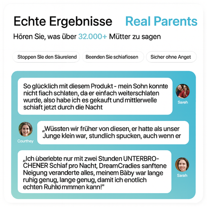 DreamCradle™ – Gegen Sodbrennen, Koliken und für besseren Schlaf